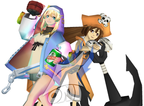 Bridget and May from Guilty Gear